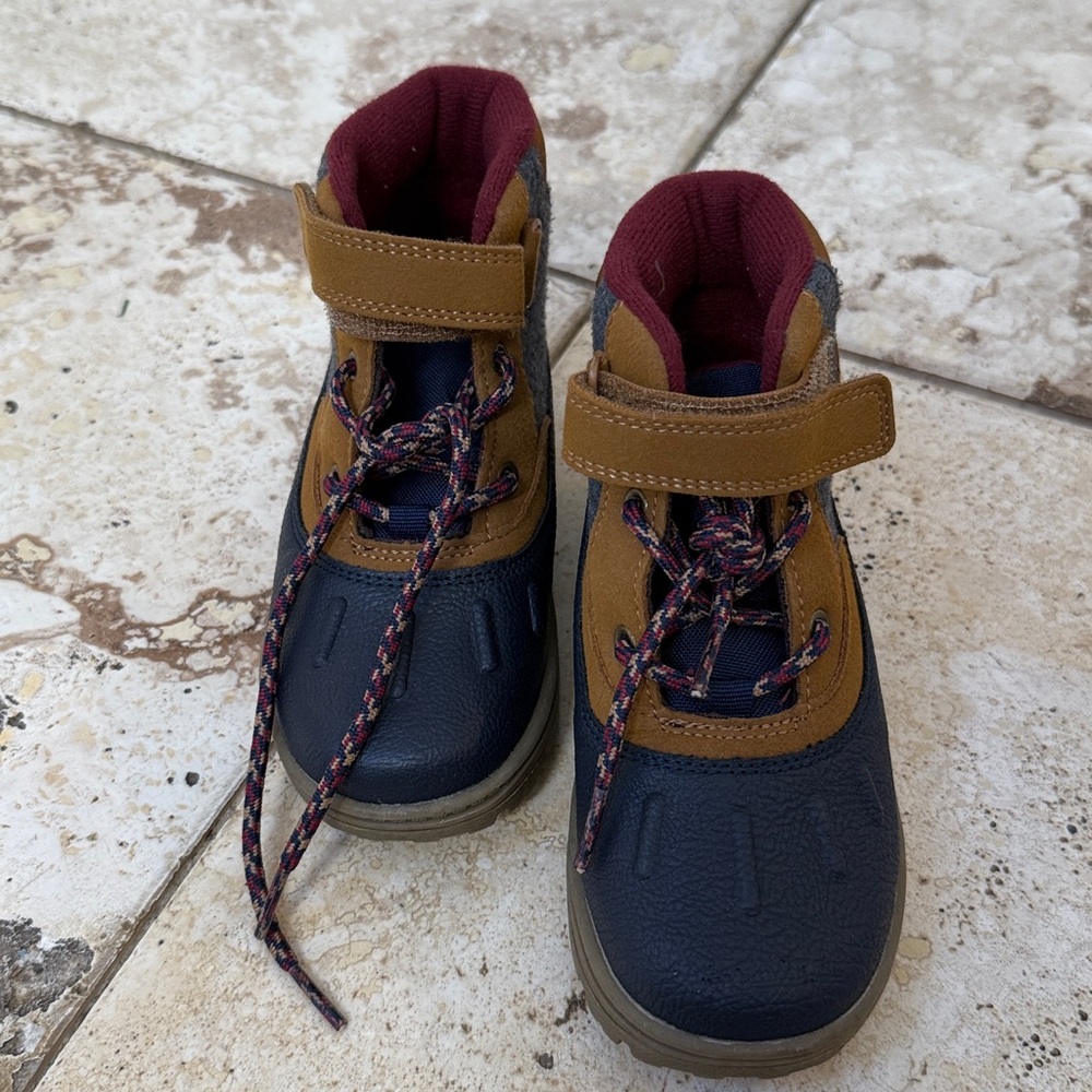 Carter's Kids Boots - Navy and Brown